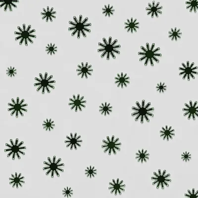 A wall perforated with many holes